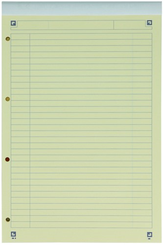 Cursusblok Oxford Orange Notepad A4+ lijn 4-gaats 160pag 80gr oranje-3