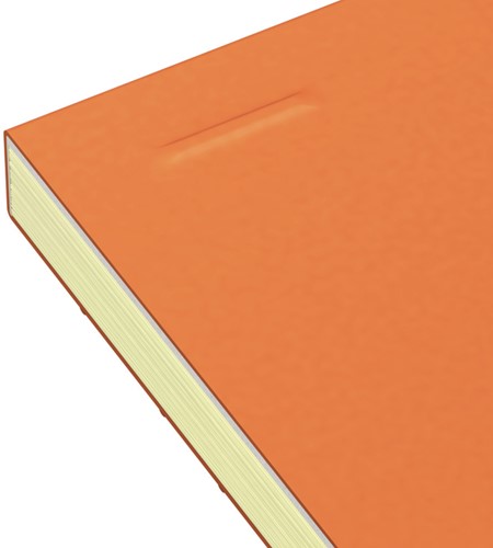 Cursusblok Oxford Orange Notepad A4+ lijn 4-gaats 160pag 80gr oranje-2