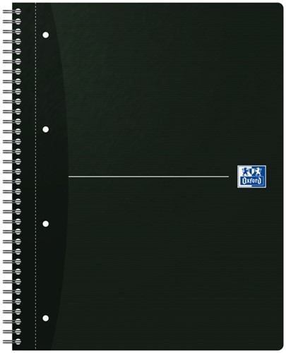 Collegeblok Oxford Office Essential A4+ lijn 4gaats 180pag 80gr ass-3