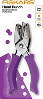 Handpuncher Fiskars M circle 1/8" met SoftGrip paars