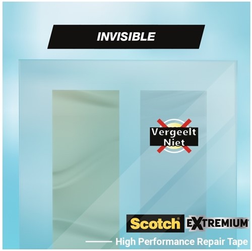 Plakband Scotch Extremium invisible 48mmx25m transparant-4