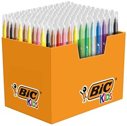 Kleurstiften BicKids couleur medium assorti schoolbox à 144 stuks
