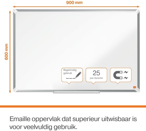 Whiteboard Nobo Premium Plus 60x90cm emaille-6