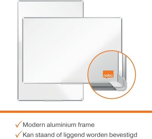 Whiteboard Nobo Premium Plus 50x89cm emaille-2