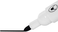 Whiteboardmarker Nobo Glide rond zwart 2mm-2