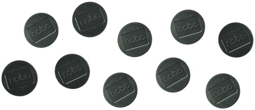 Magneet Nobo 32mm zwart 10 stuks-2