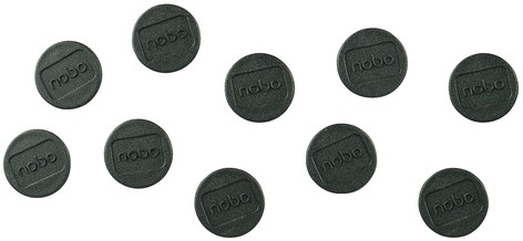 Magneet Nobo 24mm zwart 10 stuks-2