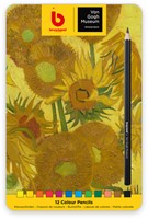 Kleurpotloden Bruynzeel Van Gogh Museum assorti blik à 12 stuks
