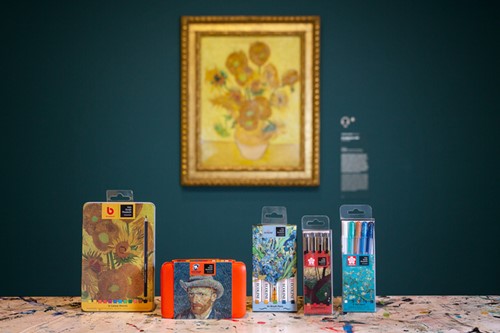 Kleurpotloden Bruynzeel Van Gogh Museum assorti blik à 12 stuks-1