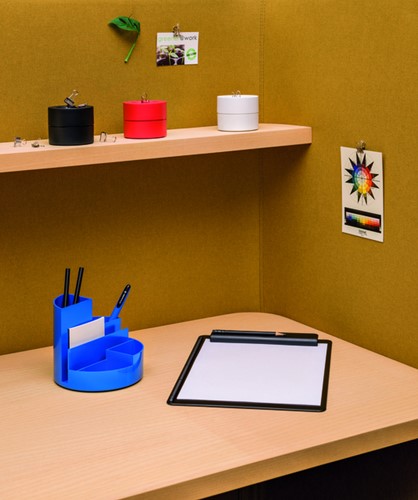 Papercliphouder MAULpro magnetisch recycled Ø73x60mm blauw-4