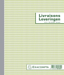 Leveringenboek Exacompta Manifold dupli 50vel Nl Fr