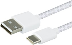 Kabel Green Mouse USB-A to USB-C data Woven 2m