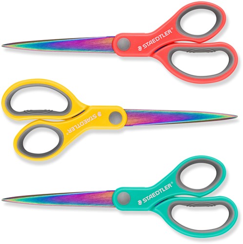 Schaar Staedtler Norix 965 21cm 3 kleuren assorti-2
