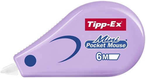 Correctietape Tipp-Ex mini pocket mouse 5mmx6m pastel assorti-3