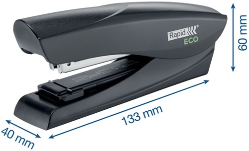 Nietmachine Rapid Fashion Eco half-strip 25 vel zwart-3