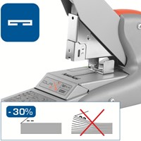 Nietmachine Rapid Supreme duax heavy duty 170 vel zilver/oranje-2