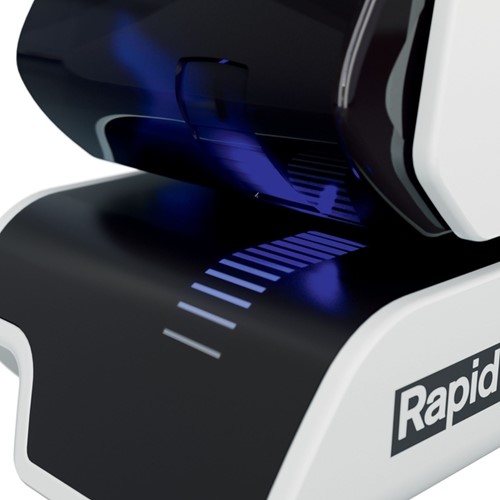 Nietmachine Rapid Supreme contactloos elektrisch 5025e 25 vel wit-3