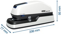 Nietmachine Rapid Optima 20E elektrisch 20vel wit/zwart-2