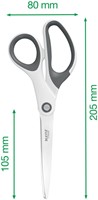 Schaar Leitz WOW 205mm titanium blauw-5
