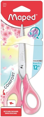 Schaar Maped Sensoft 16cm rechtshandig pastel assorti-2
