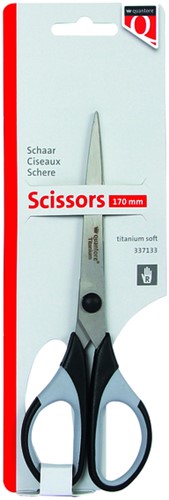 Schaar Quantore 170mm titanium soft grip handvat-2