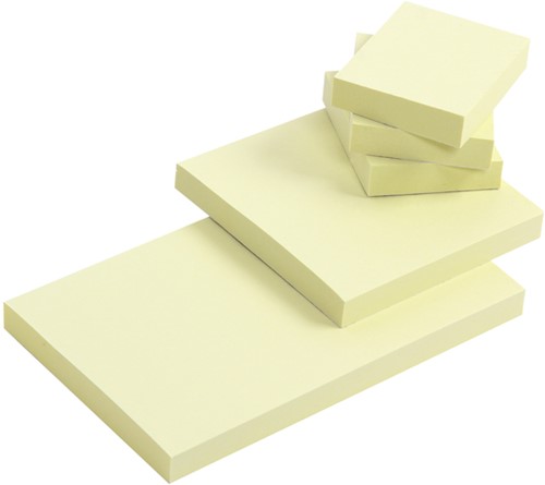 Memoblok Quantore 38x51mm geel 3 stuks-1