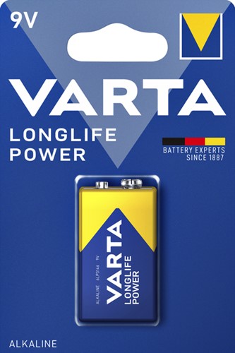 Batterij VARTA Longlife Power 9Volt