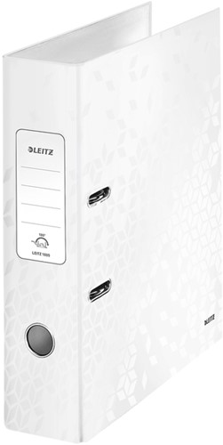 Ordner Leitz Wow 180° gelamineerd 80mm A4 wit-2