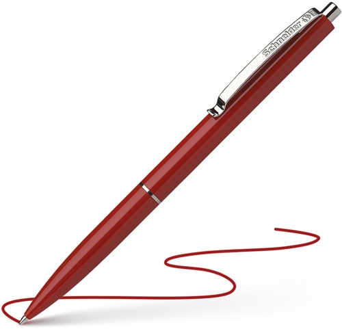 Balpen Schneider K15 medium rood-3