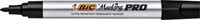 Viltstift Bic Pro rond medium zwart