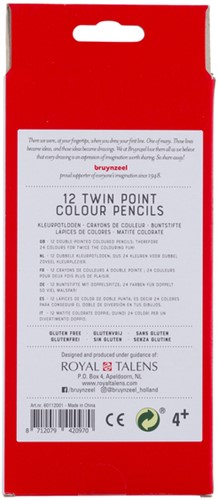 Kleurpotloden Bruynzeel Kids Twin Point assorti 12 stuks-3