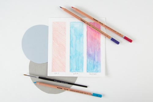 Kleurpotloden Bruynzeel Expression aquarel assorti blik à 24 stuks-1