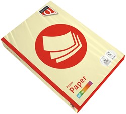 Kopieerpapier Quantore Colour A4 120gr kanariegeel 250 vel