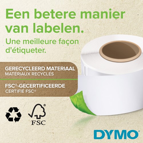 Etiket Dymo LabelWriter 5XL verzendlabel 59x102mm 2 rollen á 575 stuks wit-3