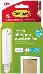 Haak Command kunststof tbv schilderijen incl bevestigingsstrip
