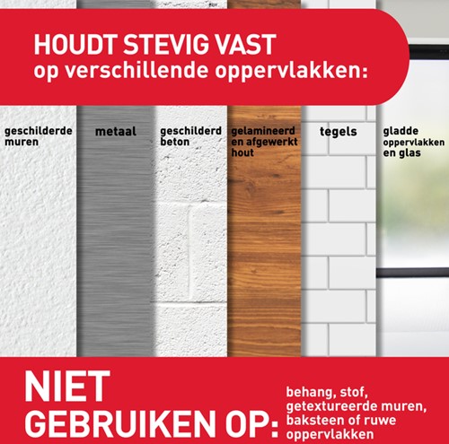 Bevestigingsstrip Command klik vast smal 5,4kg wit-5
