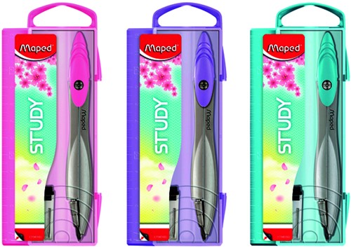 Schaar Maped Sensoft 16cm rechtshandig pastel assorti-2