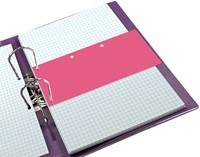 Scheidingsstrook Oxford duo 240x105mm roze 60 stuks-2