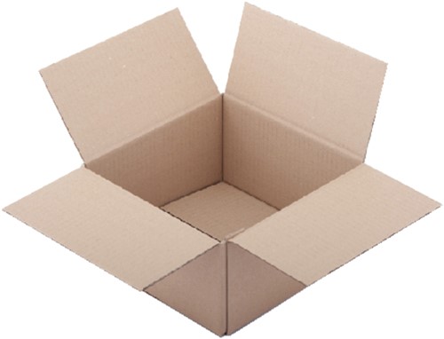 Amerikaanse vouwdoos CleverPack 200x150x100mm B-golf bruin 25 stuks-2
