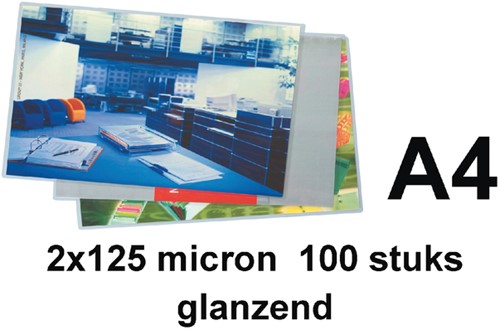 Lamineerhoes Quantore A4 2x125micron 100 stuks-2