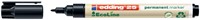 Viltstift edding 25 EcoLine rond 1mm zwart