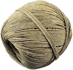 Henneptouw Muller 2-draads ca 100 meter