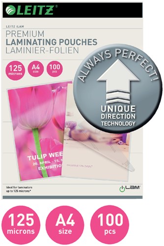 Lamineerhoes Leitz iLAM A4 2x125micron 100 stuks-2