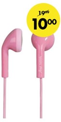 HEADSET HAMA HAPPY PLUGS EARBUD IN EAR ROZE 1 STUK