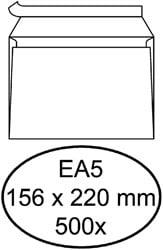 Envelop Quantore bank EA5 156x220mm zelfklevend wit 500 stuks