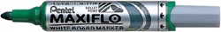 Whiteboardmarker Pentel MWL5M Maxiflo rond 3mm groen