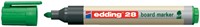 Whiteboardmarker edding 28 EcoLine rond 1.5-3mm groen