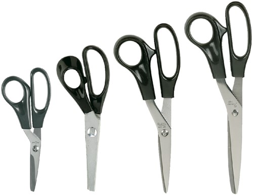 Schaar Quantore 190mm +plastic handvat zwart-2