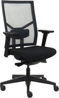 ERGONOMISCHE BUREAUSTOEL NB 111 ONDERSTEL ZWART STUKS