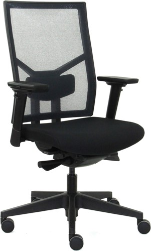 ERGONOMISCHE BUREAUSTOEL NB 111 ONDERSTEL ZWART STUKS